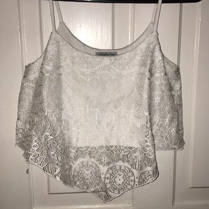 Handkerchief style crop top! So adorable!